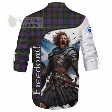MacDonell (McDonell) Crest Tartan Ghillie Kilt Shirt Inspired by the Freedom of Scottish Warrior - Tartan Vibes Clothing