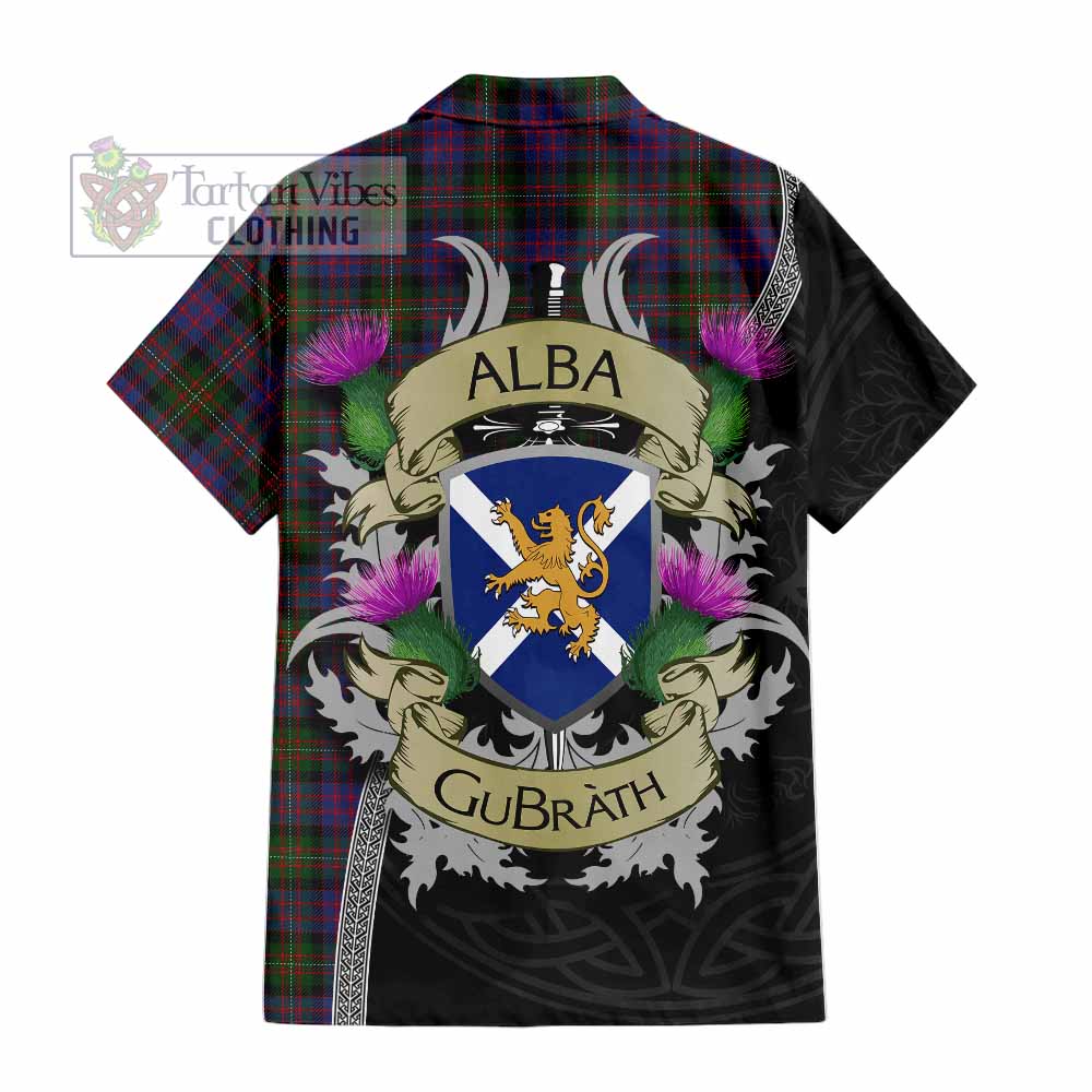 MacDonell (McDonell) Tartan Family Crest Hawaiian Shirt Lion Rampant Royal Thistle Shield Celtic Inspired - Tartan Vibes Clothing