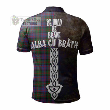 MacDonell (McDonell) Tartan Family Crest Polo Shirt Alba Gu Brath Be Brave Lion Ancient Style - Tartan Vibes Clothing