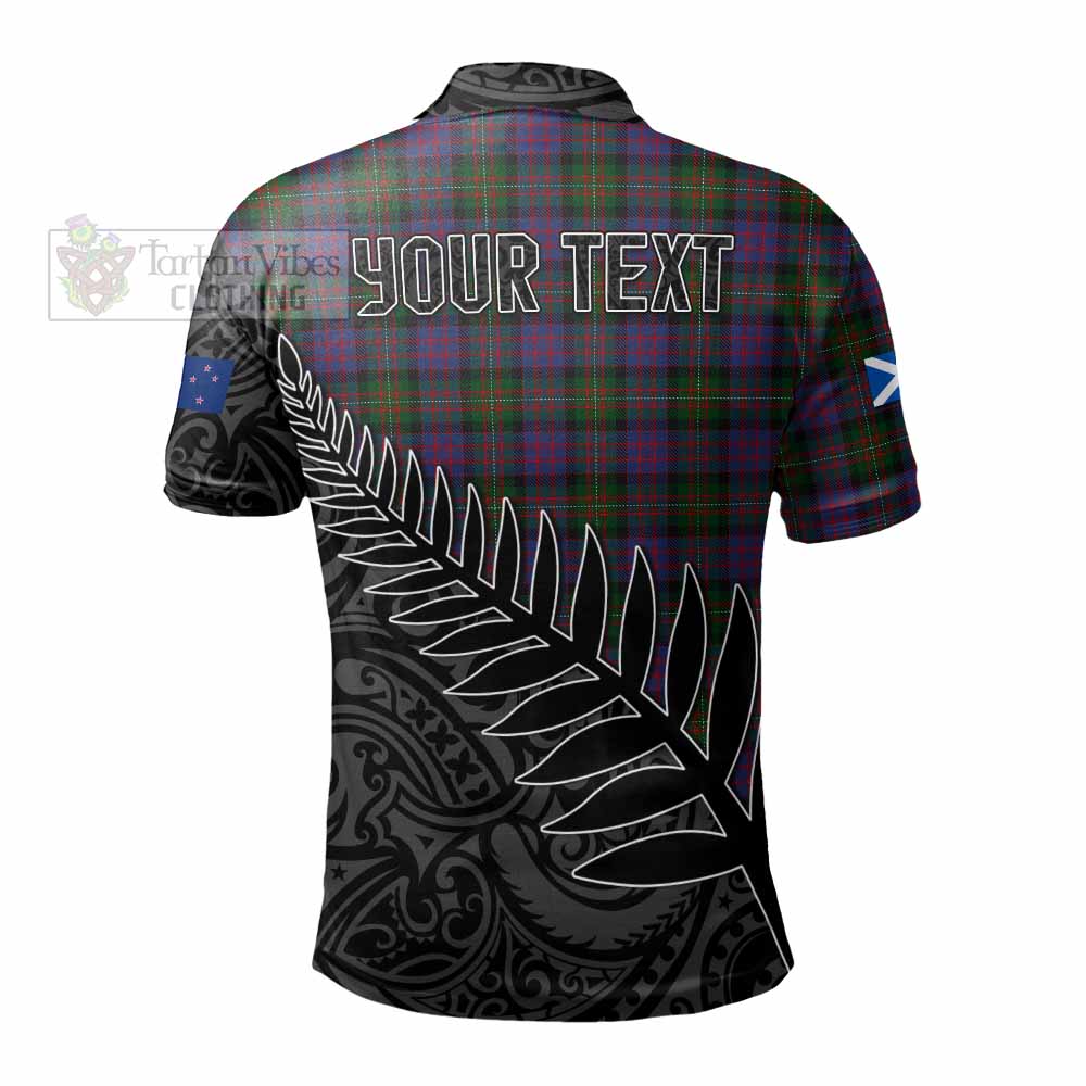 MacDonell (McDonell) Crest Tartan Polo Shirt with New Zealand Silver Fern Half Style - Tartan Vibes Clothing