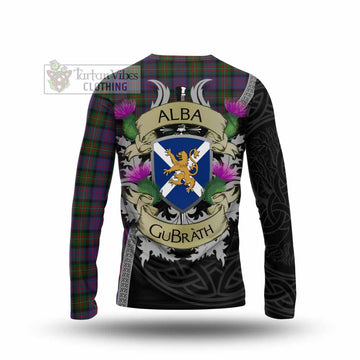 MacDonell (McDonell) Tartan Family Crest Long Sleeve T-Shirt Lion Rampant Royal Thistle Shield Celtic Inspired - Tartan Vibes Clothing