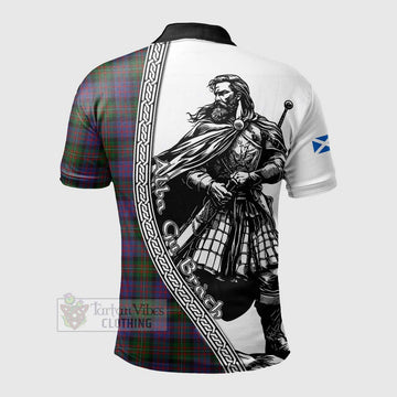 MacDonell (McDonell) Tartan Clan Crest Polo Shirt with Highlander Warrior Celtic Style - Tartan Vibes Clothing