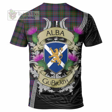 MacDonell (McDonell) Tartan Family Crest T-Shirt Lion Rampant Royal Thistle Shield Celtic Inspired