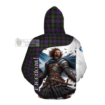 MacDonell (McDonell) Crest Tartan Cotton Hoodie Inspired by the Freedom of Scottish Warrior Pullover Hoodie - Tartan Vibes Clothing