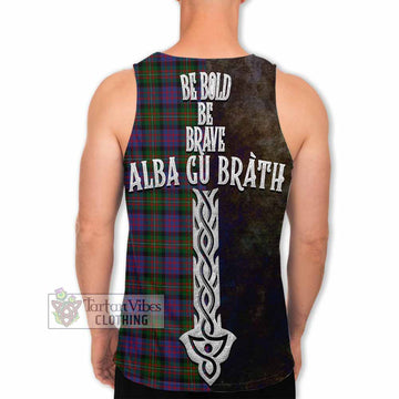 MacDonell (McDonell) Tartan Family Crest Men's Tank Top Alba Gu Brath Be Brave Lion Ancient Style - Tartan Vibes Clothing
