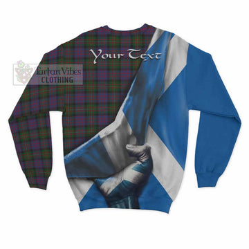 MacDonell (McDonell) Tartan Sweatshirt with Family Crest Scotland Patriotic Style - Tartan Vibes Clothing