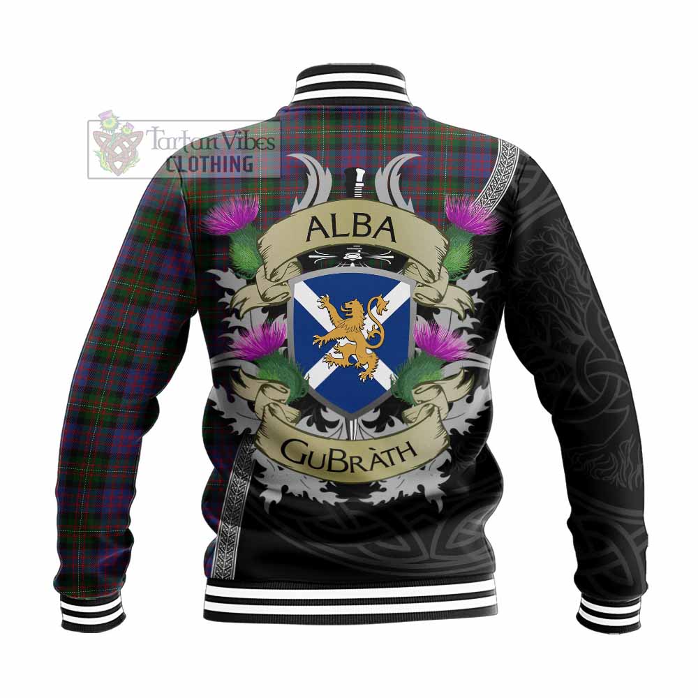 MacDonell (McDonell) Tartan Family Crest Baseball Jacket Lion Rampant Royal Thistle Shield Celtic Inspired - Tartan Vibes Clothing