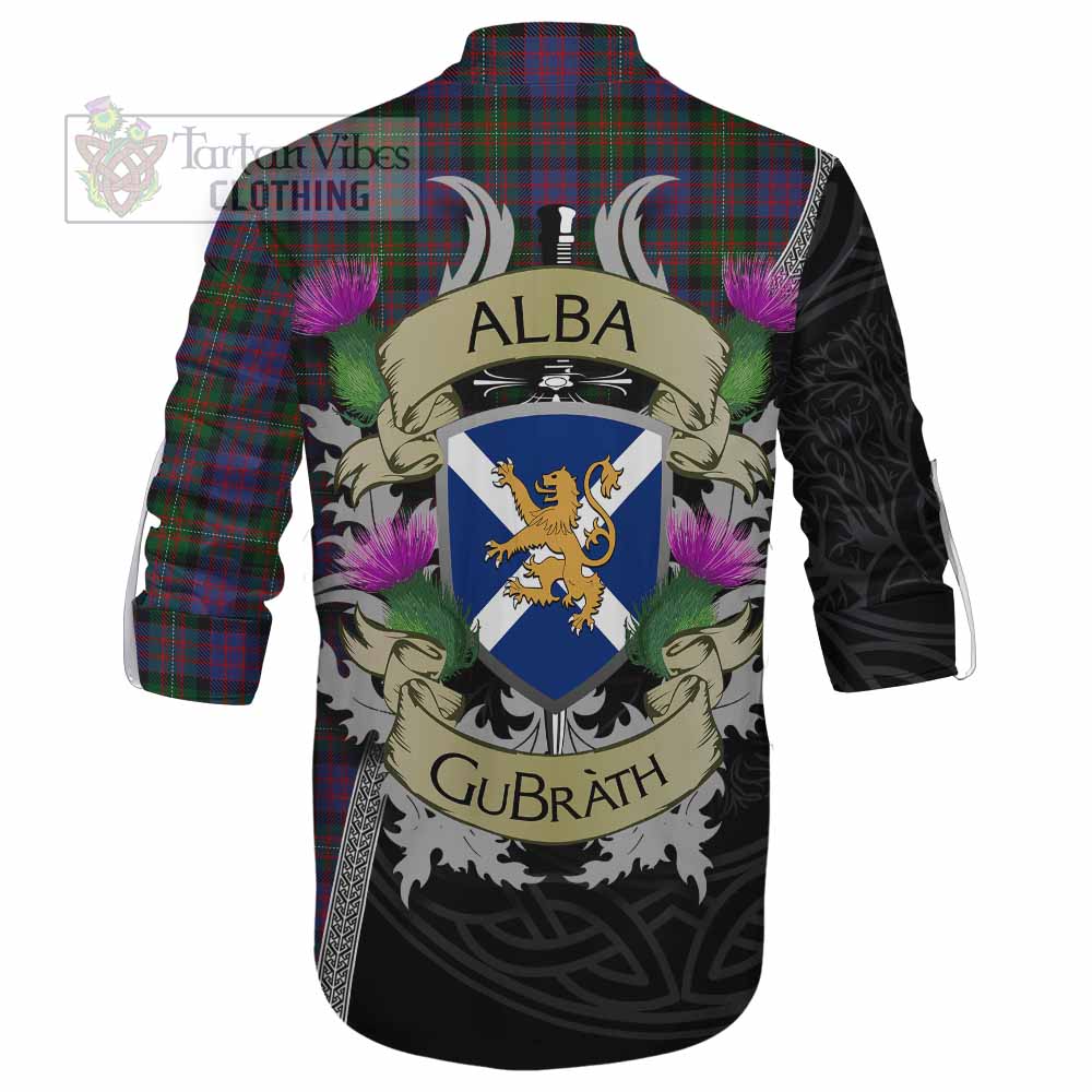 MacDonell (McDonell) Tartan Family Crest Ghillie Kilt Shirt Lion Rampant Royal Thistle Shield Celtic Inspired - Tartan Vibes Clothing
