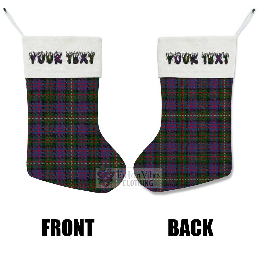 MacDonell (McDonell) Tartan Christmas Stocking with Personalized Text - Tartan Vibes Clothing