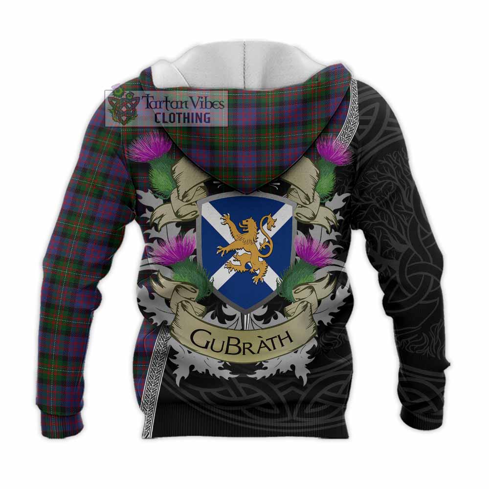 MacDonell (McDonell) Tartan Family Crest Knitted Hoodie Lion Rampant Royal Thistle Shield Celtic Inspired - Tartan Vibes Clothing