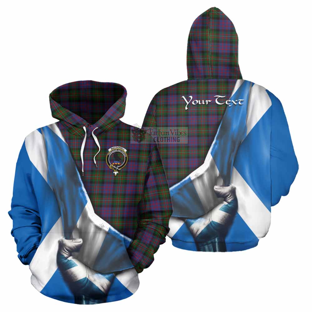MacDonell (McDonell) Tartan Hoodie with Family Crest Scotland Patriotic Style - Tartan Vibes Clothing