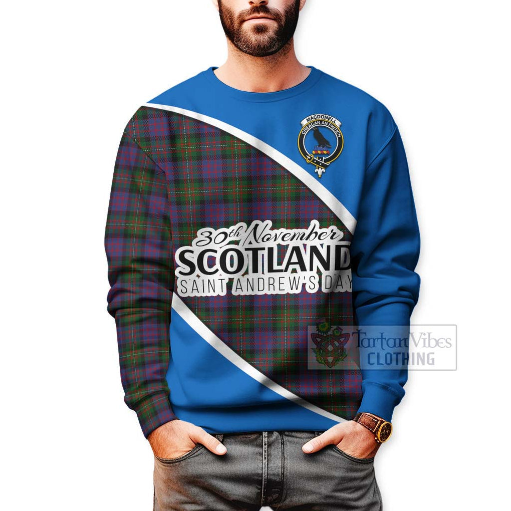 MacDonell (McDonell) Family Crest Tartan Sweatshirt Celebrate Saint Andrew's Day in Style - Tartan Vibes Clothing