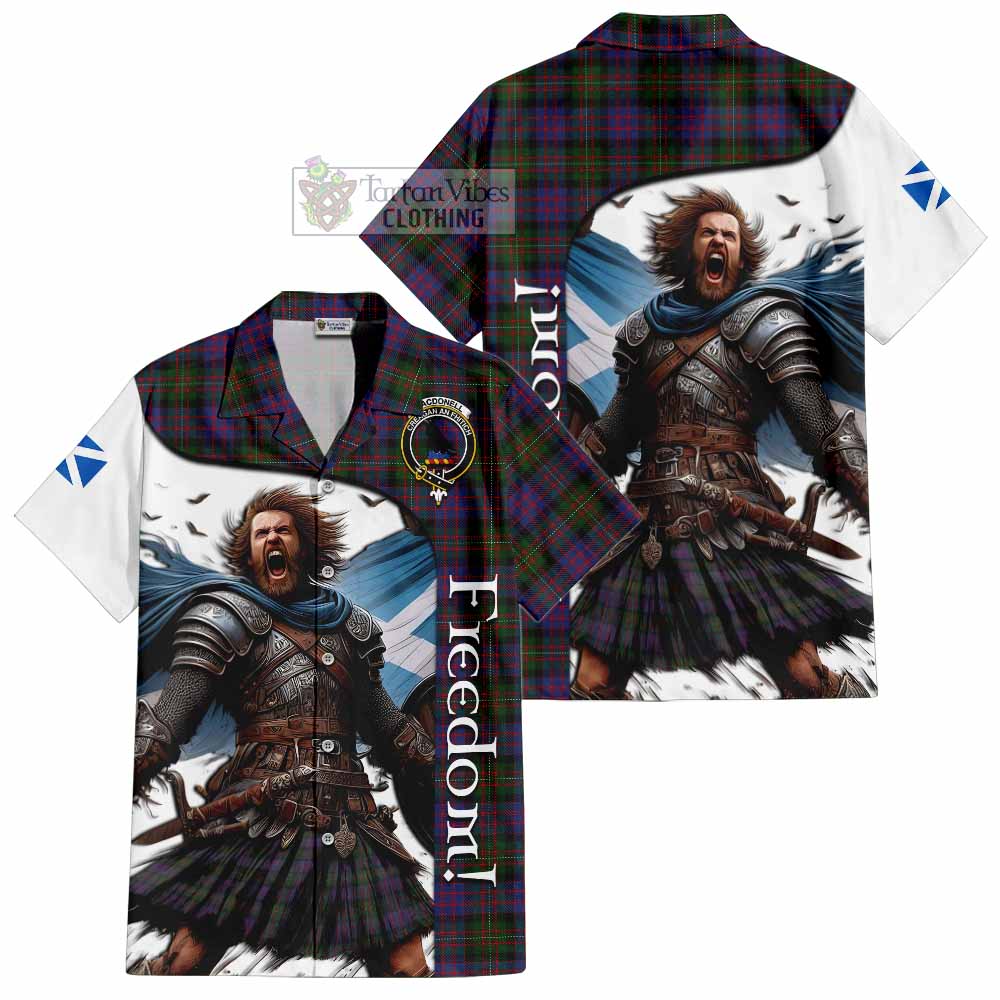 MacDonell (McDonell) Crest Tartan Hawaiian Shirt Inspired by the Freedom of Scottish Warrior - Tartan Vibes Clothing
