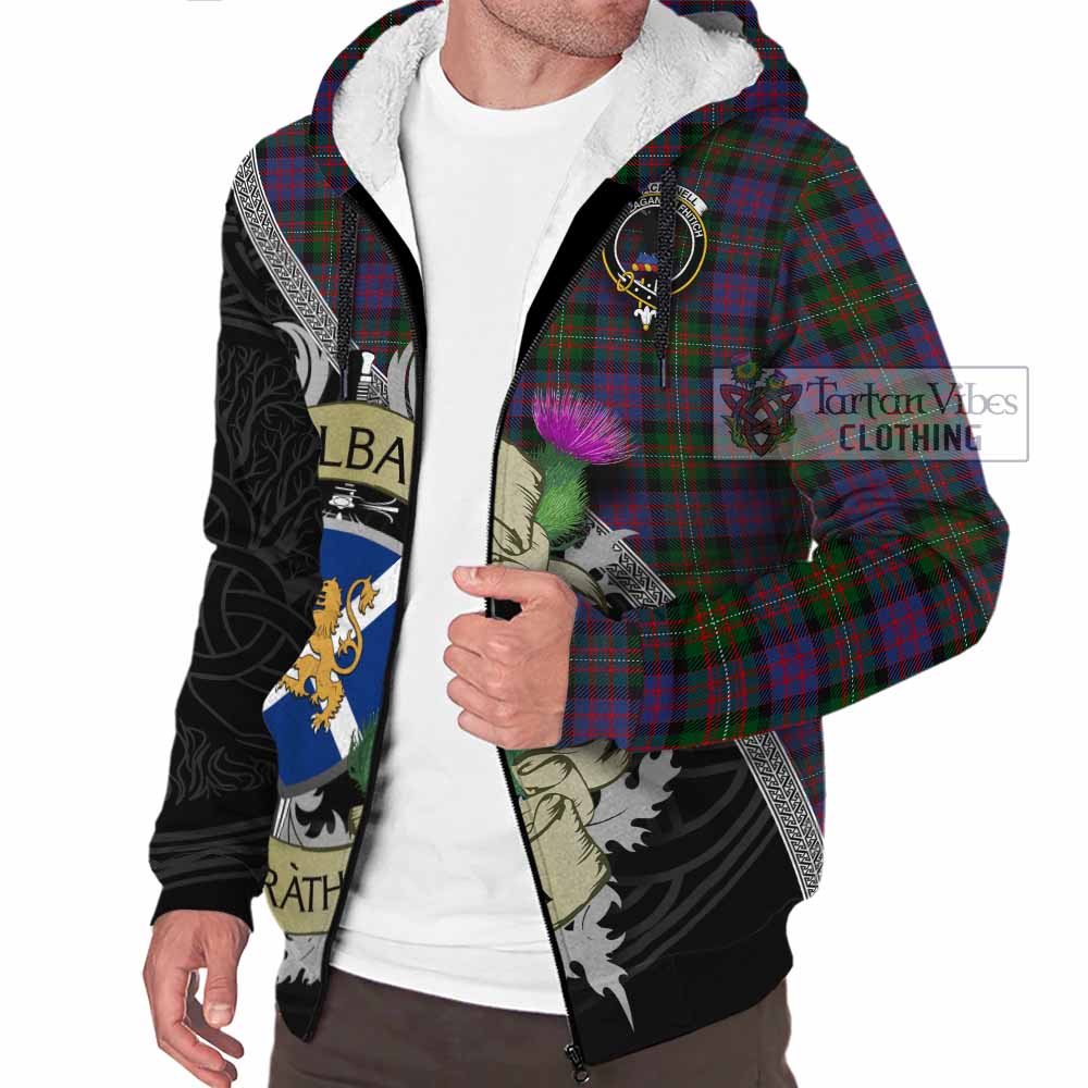 MacDonell (McDonell) Tartan Family Crest Sherpa Hoodie Lion Rampant Royal Thistle Shield Celtic Inspired - Tartan Vibes Clothing
