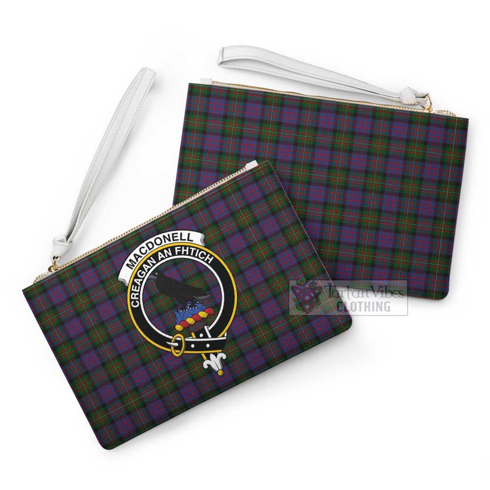 Tartan Vibes Clothing MacDonell (McDonell) Family Crest Tartan Clutch Bag