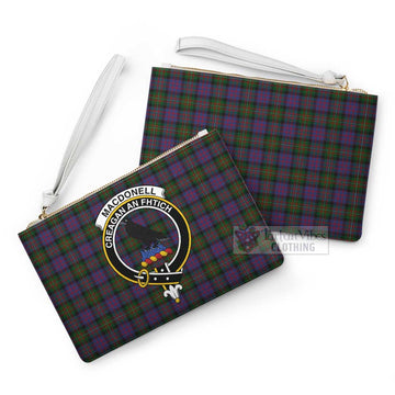 Tartan Vibes Clothing MacDonell (McDonell) Family Crest Tartan Clutch Bag