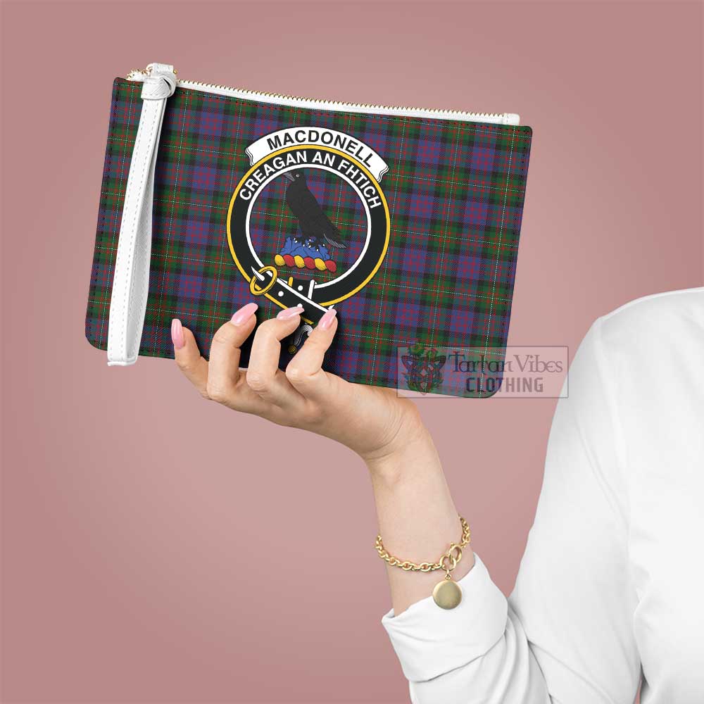 Tartan Vibes Clothing MacDonell (McDonell) Family Crest Tartan Clutch Bag