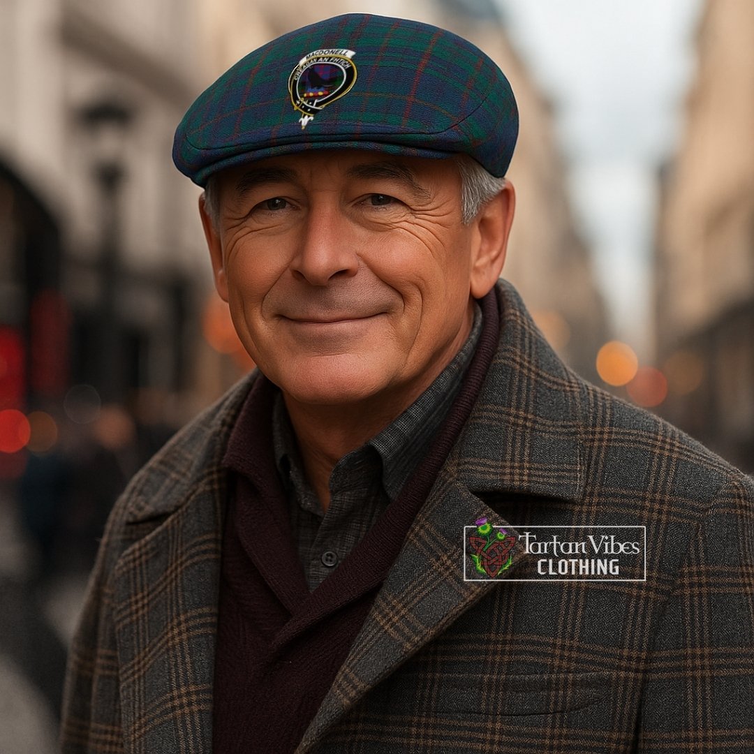 MacDonell (McDonell) Family Crest Tartan Jeff Hat