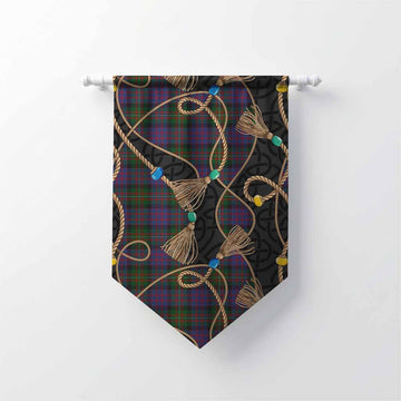 MacDonell (McDonell) Scottish Tartan Twisted Ropes Stylized Gonfalon Chevron - Tartan Vibes Clothing