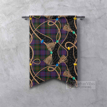 MacDonell (McDonell) Scottish Tartan Twisted Ropes Stylized Gonfalon Fishtail - Tartan Vibes Clothing