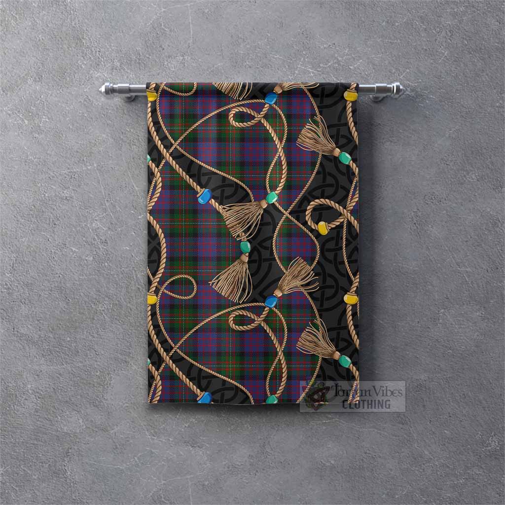 MacDonell (McDonell) Scottish Tartan Twisted Ropes Stylized Gonfalon Rectangle - Tartan Vibes Clothing