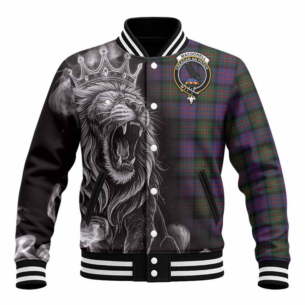 MacDonell (McDonell) Tartan Baseball Jacket Roaring Lion Heritage