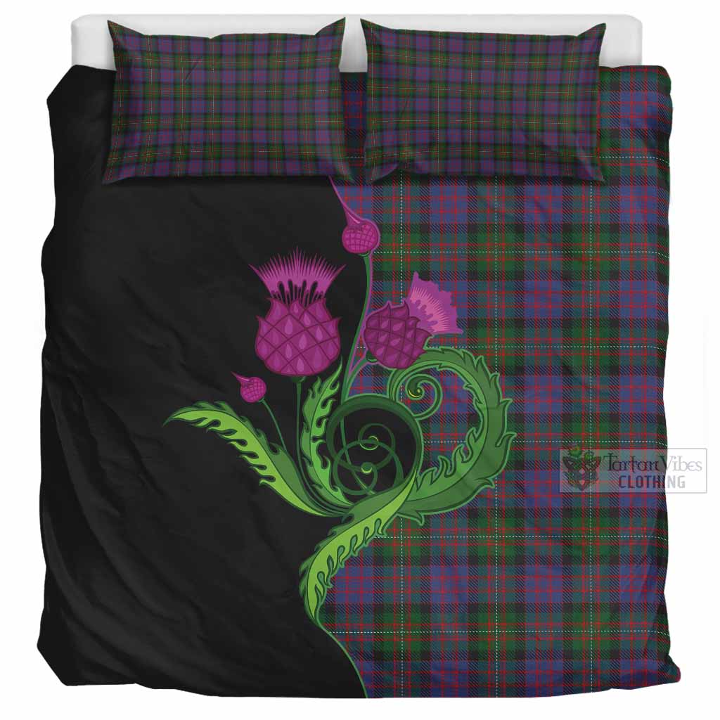 MacDonell (McDonell) Tartan Bedding Set Traditional Scottish Thistle UK Bedding Set UK Super King 104*94 inch - Tartan Vibes Clothing