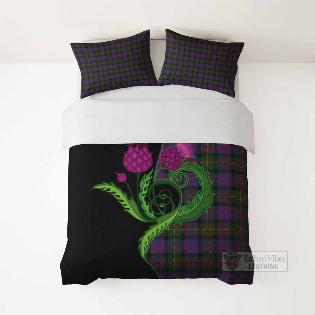 MacDonell (McDonell) Tartan Bedding Set Traditional Scottish Thistle - Tartan Vibes Clothing