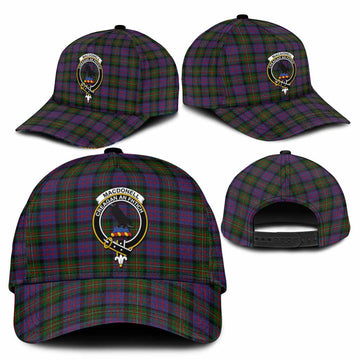 MacDonell (McDonell) Tartan Classic Cap with Family Crest