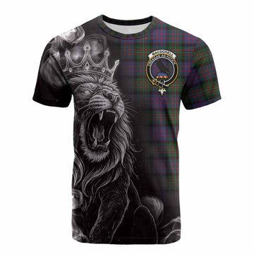 MacDonell (McDonell) Tartan Cotton T-shirt Roaring Lion Heritage