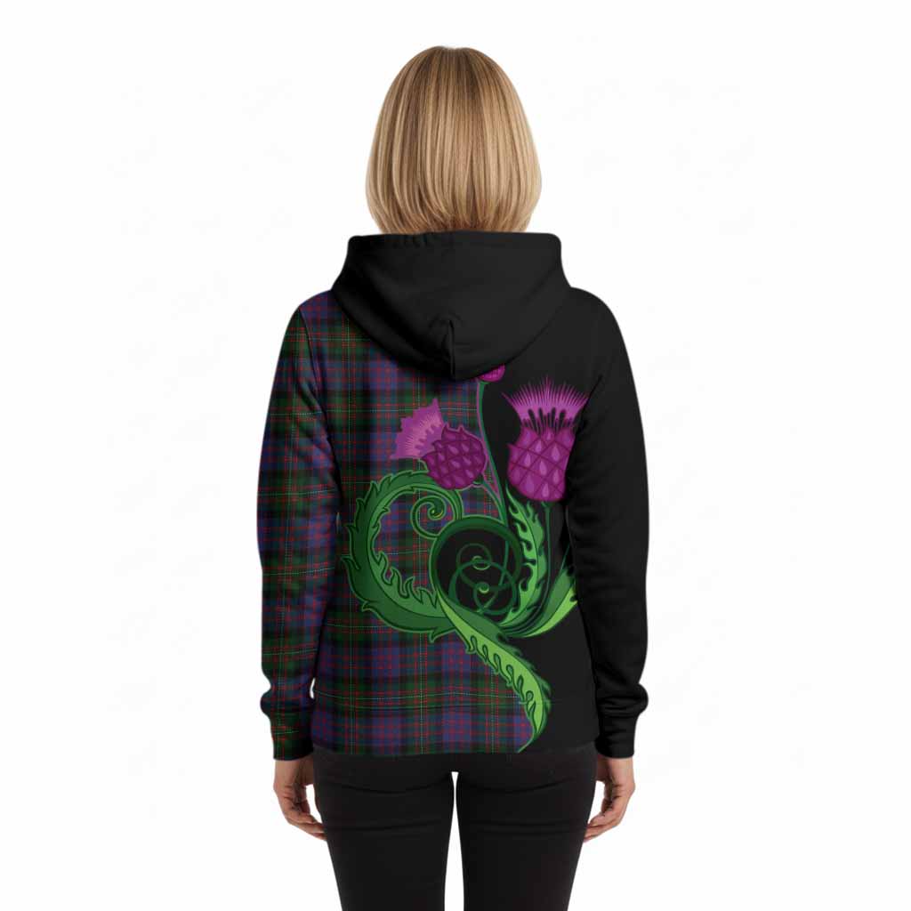 MacDonell (McDonell) Tartan Hoodie Traditional Scottish Thistle