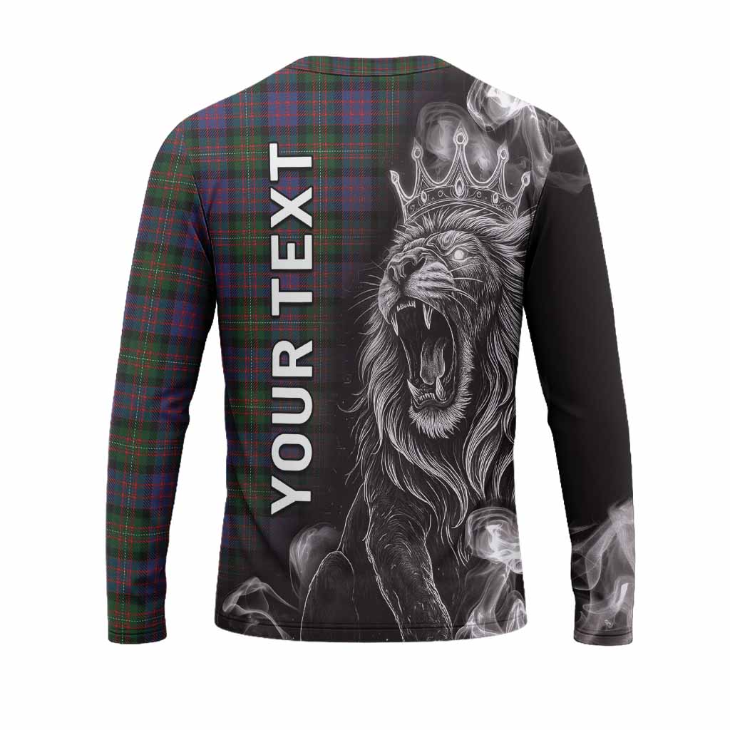 MacDonell (McDonell) Tartan Long Sleeve T-Shirt Roaring Lion Heritage