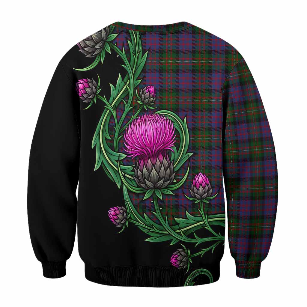 MacDonell (McDonell) Tartan Sweatshirt Resilient Scottish Thistle - Tartan Vibes Clothing