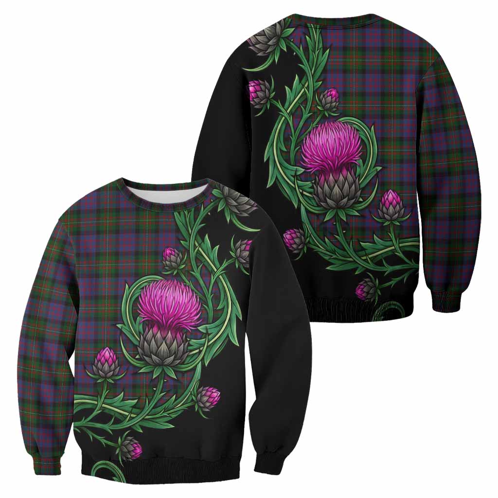 MacDonell (McDonell) Tartan Sweatshirt Resilient Scottish Thistle - Tartan Vibes Clothing