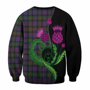 MacDonell (McDonell) Tartan Sweatshirt Traditional Scottish Thistle