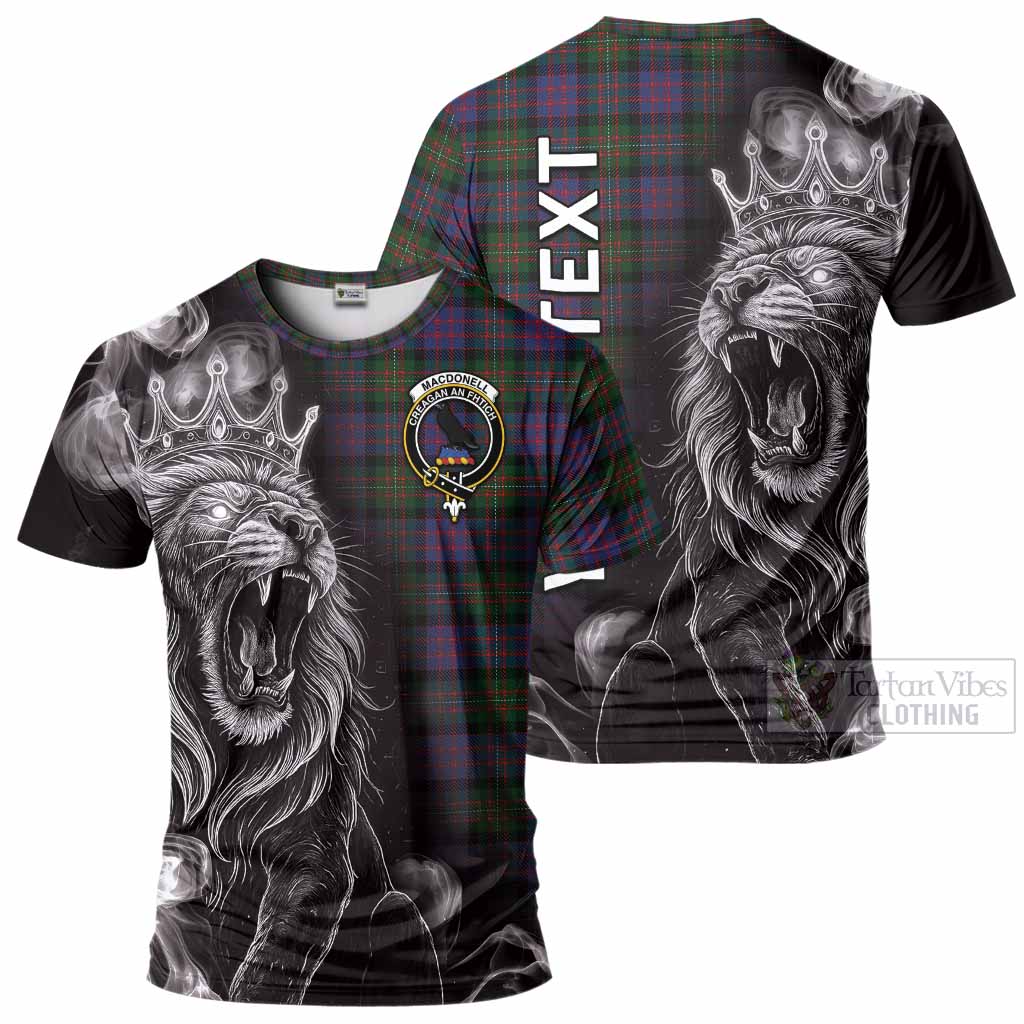 MacDonell (McDonell) Tartan T-Shirt Roaring Lion Heritage