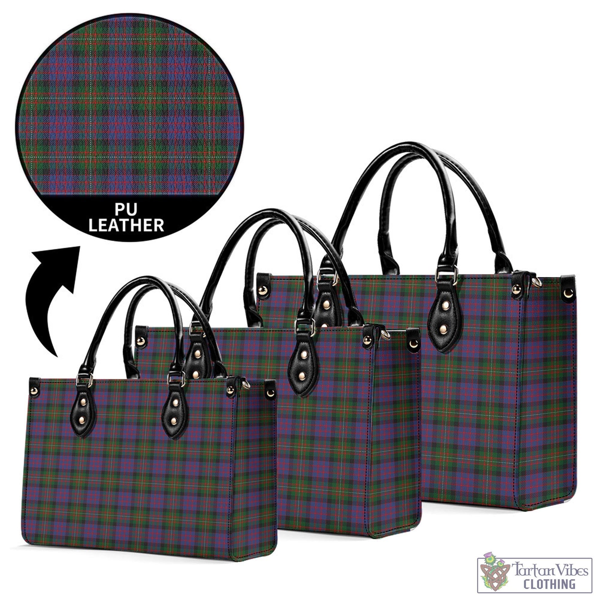 MacDonell (McDonell) Tartan Luxury Leather Handbags - Tartan Vibes Clothing