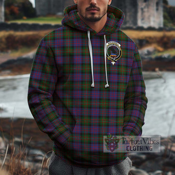 MacDonell (McDonell) Tartan Cotton Hoodie with Family Crest Zip Hoodie - Tartan Vibes Clothing