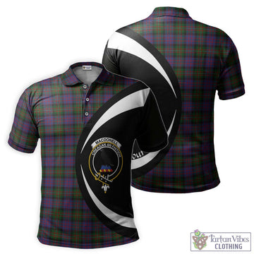 MacDonell (McDonell) Tartan Men's Polo Shirt with Family Crest Circle Style Kid - Tartan Vibes Clothing