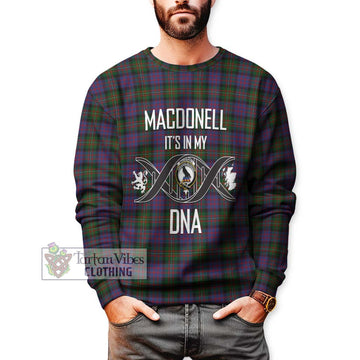 MacDonell (McDonell) Tartan Sweatshirt with Family Crest DNA In Me Style Unisex - Tartan Vibes Clothing
