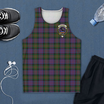MacDonell (McDonell) Tartan Mens Tank Top with Family Crest 5XL - Tartan Vibes Clothing