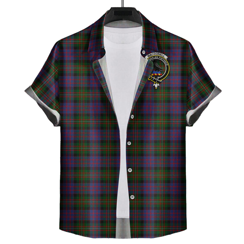 MacDonell (McDonell) Tartan Hawaiian Shirt with Family Crest Kid - Tartan Vibes Clothing