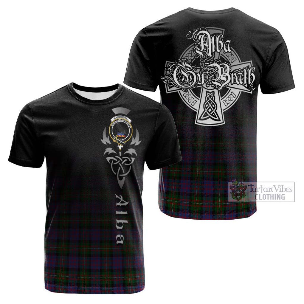 MacDonell (McDonell) Tartan Cotton T-shirt Featuring Alba Gu Brath Family Crest Celtic Inspired Kid's Shirt - Tartan Vibes Clothing