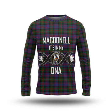 MacDonell (McDonell) Tartan Long Sleeve T-Shirt with Family Crest DNA In Me Style Unisex - Tartan Vibes Clothing