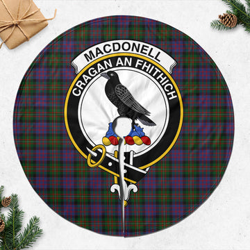 MacDonell (McDonell) Tartan Christmas Tree Skirt with Family Crest 47*47 inch - Tartan Vibes Clothing