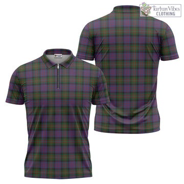 MacDonell (McDonell) Tartan Zipper Polo Shirt Unisex - Tartan Vibes Clothing