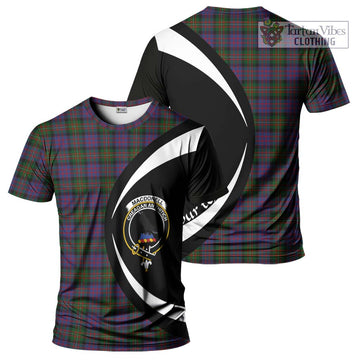 MacDonell (McDonell) Tartan T-Shirt with Family Crest Circle Style Kid's Shirt - Tartan Vibes Clothing