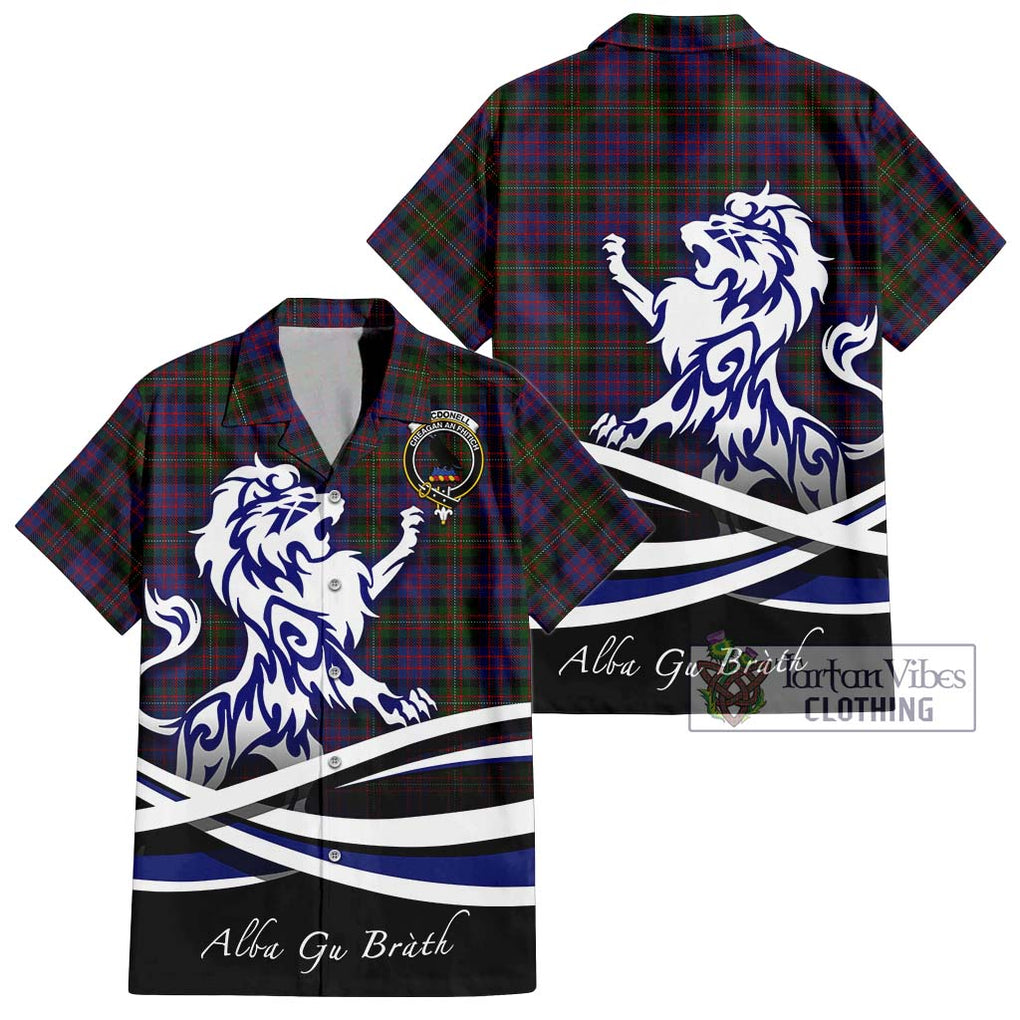 MacDonell (McDonell) Tartan Hawaiian Shirt with Alba Gu Brath Regal Lion Emblem Kid - Tartan Vibes Clothing