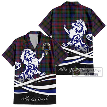 MacDonell (McDonell) Tartan Hawaiian Shirt with Alba Gu Brath Regal Lion Emblem Kid - Tartan Vibes Clothing