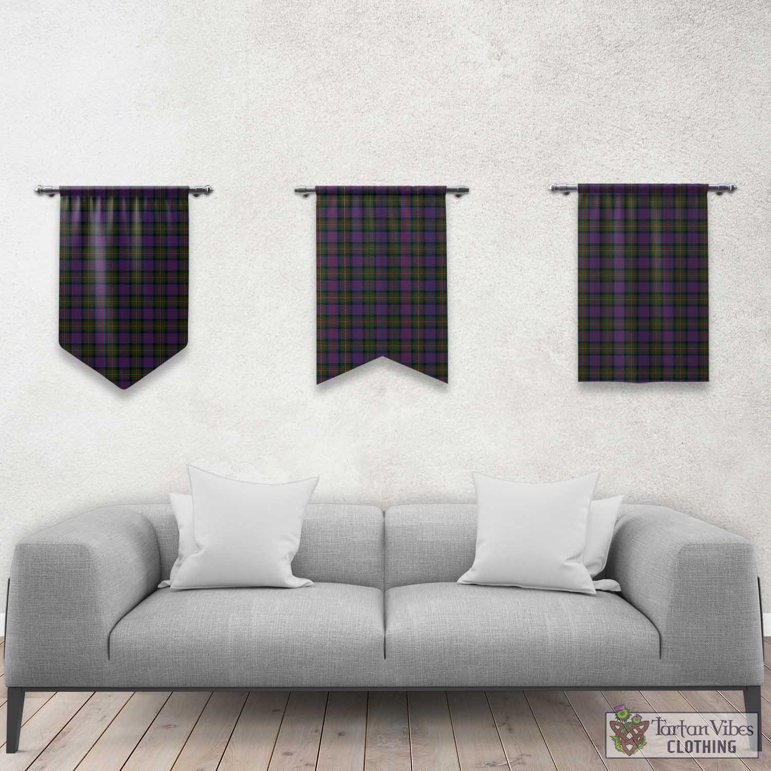 MacDonell (McDonell) Tartan Gonfalon, Tartan Banner Rectangle - Tartan Vibes Clothing